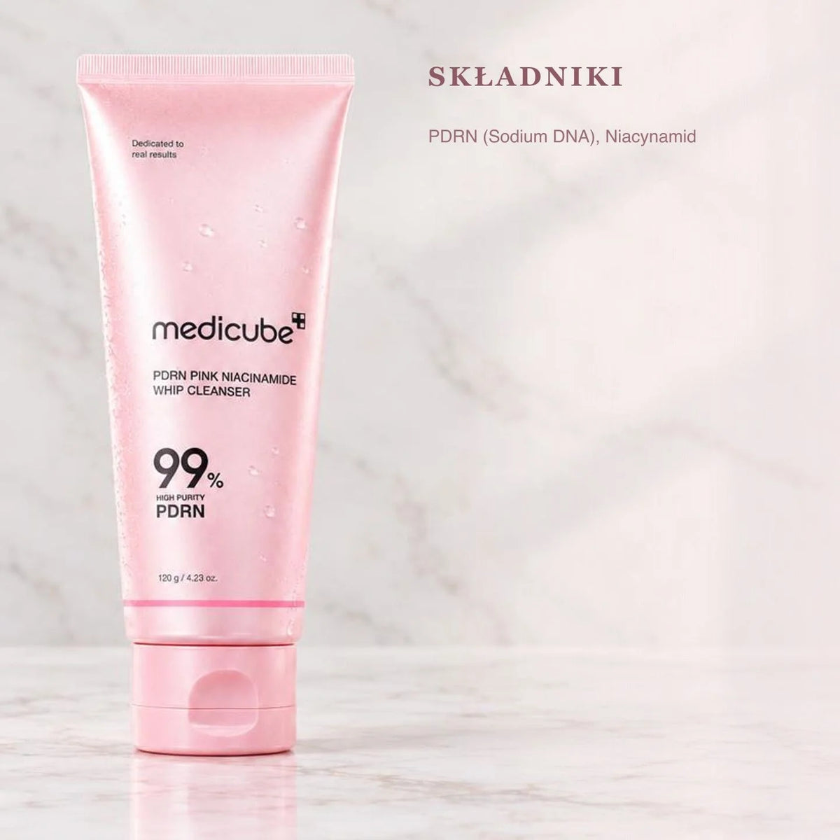 Medicube PDRN Pink Niacinamide Whip Cleanser (3)