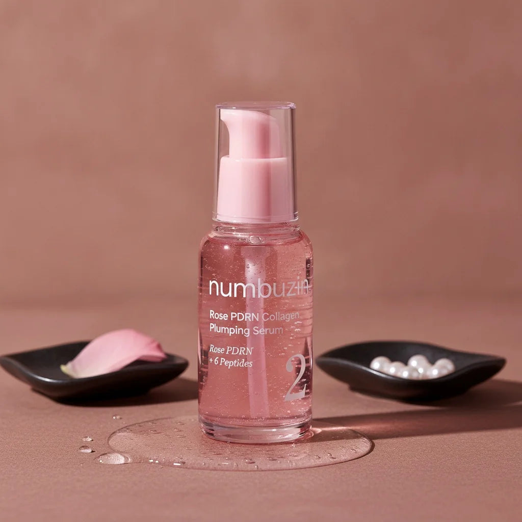Numbuzin No.2 Rose PDRN Collagen Plumping Serum (4)